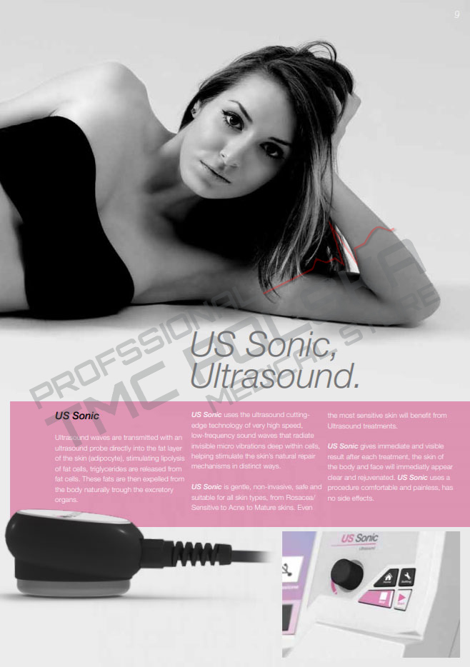 US Sonic - urządzenie do terapii ultradżwiękowej do gabinetów kosmetycznych, Beutyled