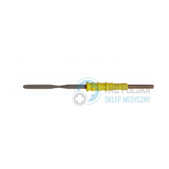 Elektroda teflonowa - stalowa "ANTISTICKING" (pokryta teflonem),  nożowa jednorazowa (sterylna) 7 cm - FIAB TF4046, 2,4mm